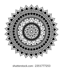 Mandala Background Illustration template Design