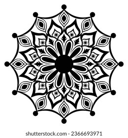 Mandala Background Illustration template Design