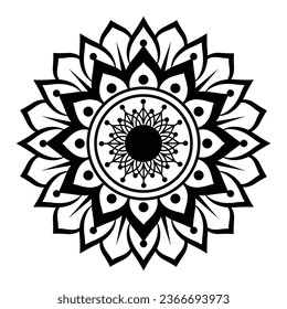 Mandala Background Illustration template Design