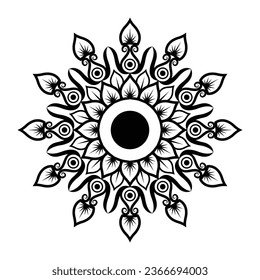 Mandala Background Illustration template Design