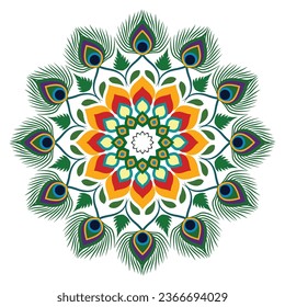 Mandala Background Illustration template Design