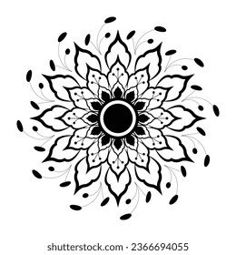 Mandala Background Illustration template Design