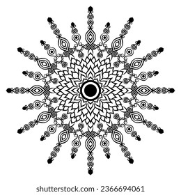 Mandala Background Illustration template Design