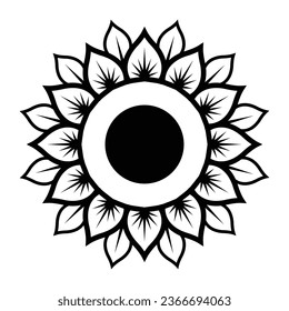 Mandala Background Illustration template Design