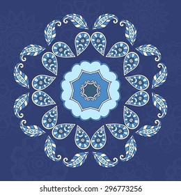 Mandala background. Islam, Arabic, Indian Ethnic ornament