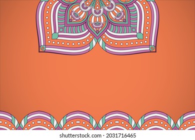 mandala background with islamic elements