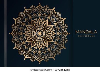 Mandala Background, Islamic Mandala Template