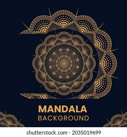 Fondo de Mandala para el diseño de libros KDP 