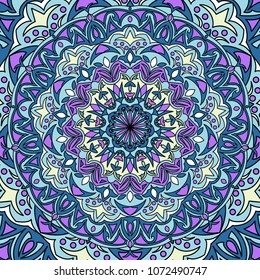 Mandala background. Mandala poster. Vector illustration. 