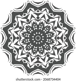 Antecedentes de Mandala, tatuaje de mandala, diseño de mandala, vector mandala