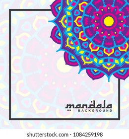 Mandala background vector