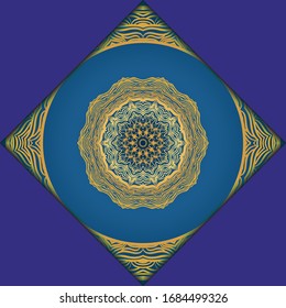 Mandala background. Vector illustration. For book cover, wedding invitation, or other tempalte card. 