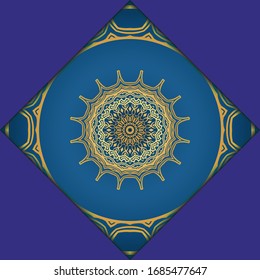 Mandala background. Vector illustration. For book cover, wedding invitation, or other tempalte card. 