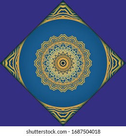 Mandala background. Vector illustration. For book cover, wedding invitation, or other tempalte card. 
