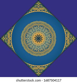 Mandala background. Vector illustration. For book cover, wedding invitation, or other tempalte card. 