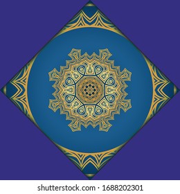 Antecedentes de Mandala. Ilustración vectorial. Para la portada del libro, la invitación a la boda u otra carta de viaje. 