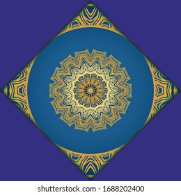 Mandala background. Vector illustration. For book cover, wedding invitation, or other tempalte card. 