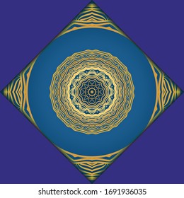 Mandala background. Vector illustration. For book cover, wedding invitation, or other tempalte card. 