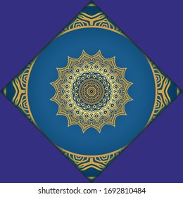 Mandala background. Vector illustration. For book cover, wedding invitation, or other tempalte card. 