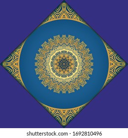 Mandala background. Vector illustration. For book cover, wedding invitation, or other tempalte card. 