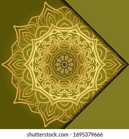 Mandala background. Vector illustration. For book cover