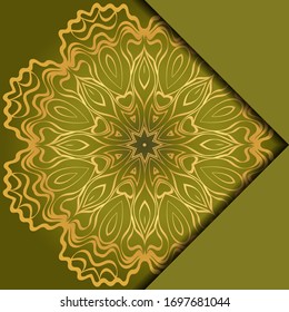 Mandala background. Vector illustration. For book cover