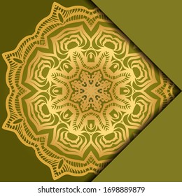 Mandala background. Vector illustration. For book cover