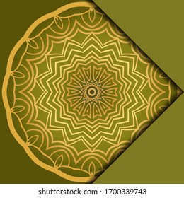 Mandala background. Vector illustration. For book cover