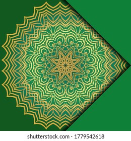 Antecedentes de Mandala. Ilustración vectorial. Para portada de libros