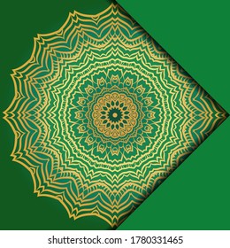Antecedentes de Mandala. Ilustración vectorial. Para portada de libros