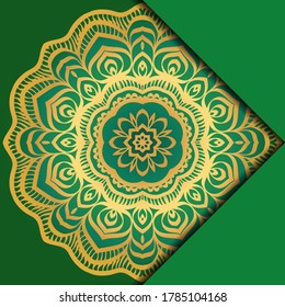 Mandala background. Vector illustration. For book cover