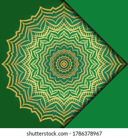 Mandala Hintergrund. Vektorgrafik. Für Buchcover