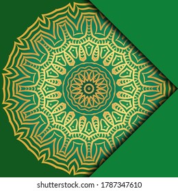 Antecedentes de Mandala. Ilustración vectorial. Para portada de libros