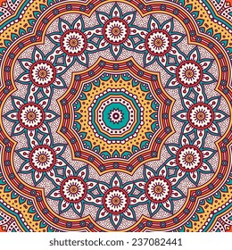 Mandala background. Vintage decorative elements. Hand drawn background. Islam, Arabic, Indian, ottoman motifs. 