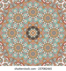 Mandala background. Vintage decorative elements. Hand drawn background. Islam, Arabic, Indian, ottoman motifs. 