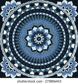 Mandala background. Vintage decorative elements. Ethnic design.