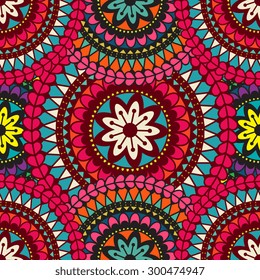 Mandala background. Vintage decorative elements. Hand drawn background. Islam, Arabic, Indian, ottoman motifs.