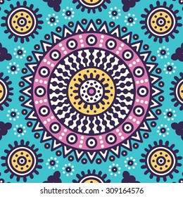 Mandala background. Vintage decorative elements. Hand drawn background. Islam, Arabic, Indian, ottoman motifs.