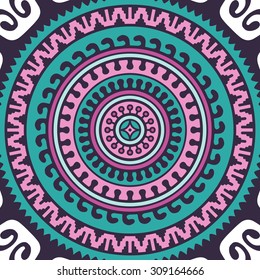 Mandala background. Vintage decorative elements. Hand drawn background. Islam, Arabic, Indian, ottoman motifs.