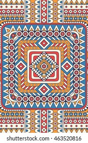 Mandala background. Vintage decorative elements. Hand drawn background. Islam, Arabic, Indian, ottoman motifs.