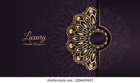 mandala background, with vintage ornaments