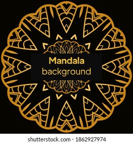 mandala background for wedding invitation, book cover. Oriental pattern, vector illustration. Islam, Arabic, Indian, turkish, pakistan, chinese, mystic, ottoman motifs. vector illustration