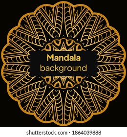 antecedentes de mandala para la invitación a la boda, portada del libro. Patrón oriental, ilustración vectorial. Motivos islámicos, árabes, indios, turcos, pakistán, chinos, místicos, otomanos. ilustración vectorial