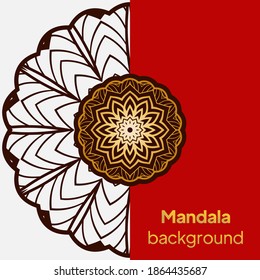 mandala background for wedding invitation, book cover. Oriental pattern, vector illustration. Islam, Arabic, Indian, turkish, pakistan, chinese, mystic, ottoman motifs. vector illustration