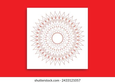  mandala banner design social media post, traditional mandala 