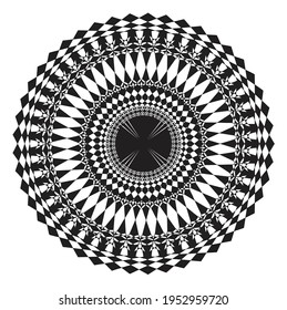 Mandala Beautiful Desain Arts Illustration
