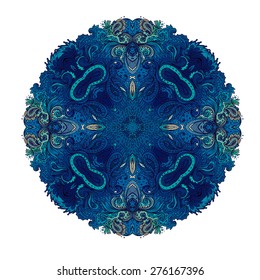 Mandala. Beautiful vintage round pattern in vector.