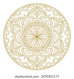 Mandala beauty Ornament Vector icon Illustration design
