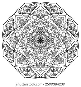Mandala black and white  seamless pattern | Geometric Seamless Pattern | Pattern vectors images |  race ethnicity diversity | pattern background,floral vector,pattern spanish,black white damask 