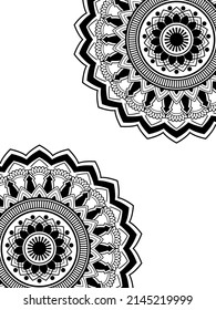 Mandala bohemian pattern creative zen vector image